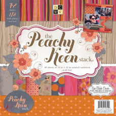 Набор бумаги для скрапбукинга Peachy Keen 30х30 см 24 листа от DCWV