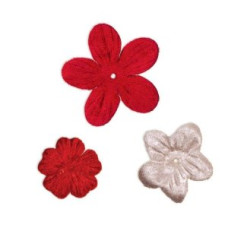 Набір вельветових квітів Velvet Flower: Ruby Red 30 шт. від 7gypsies