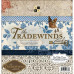 Набор бумаги для скрапбукинга Tradewinds 30х30 см 24 листа от DCWV