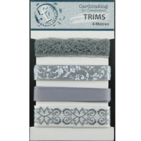 Набор ленточек Silver от Ruby Rock-It, 4 шт