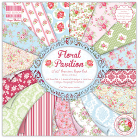 Набір паперу Floral Pavilion 30х30 см 16 аркушів від First Edition
