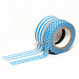 Паперовий скотч Blue від компанії Dovecraft, 16 м