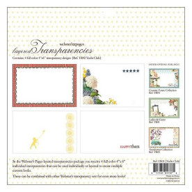 Набір прозорих карток Yacht Club від Webster's Pages, 4 шт