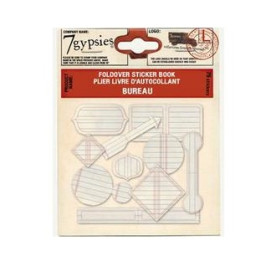 Набір складаються стікерів Foldover Sticker Books: Bureau від 7gypsies