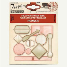 Набор складывающихся стикеров Foldover Sticker Books: Francais, 7gypsies