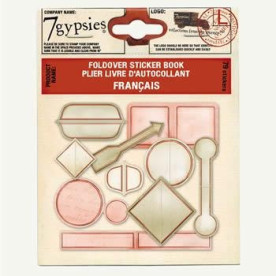 Набір складаються стікерів Foldover Sticker Books: Francais від 7gypsies