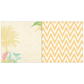 Двосторонній папір Palm Beach Girl 30х30 см від Webster's Pages