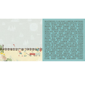 Двусторонняя бумага Boardwalk 30х30 см от Webster's Pages