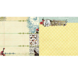 Двусторонняя бумага Little Bird Told Me 30х30 см от Webster's Pages