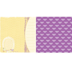 Двосторонній папір Little Fairy Tale 30х30 см від Webster's Pages