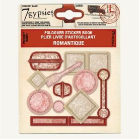 Набір складаються стікерів Foldover Sticker Books: Romantique від 7gypsies
