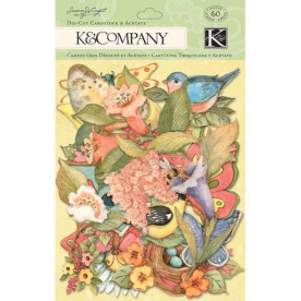 Набір вирубування Spring Blossom від K & Company, 60 шт