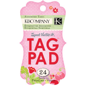 Набор тегов Sweet Nectar от K&Company, 24 шт