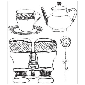 Набір акрилових штампів Lifetime, Prima, 4 шт