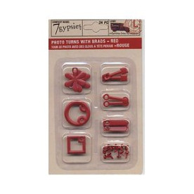 Набір анкерів Photo Turn "Shapes" Kit: Red червоного кольору від 7gypsies