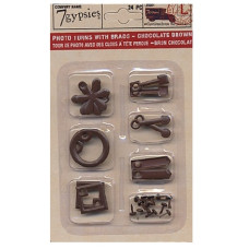 Набор анкеров Photo Turn "Shapes" Kit: Chocolate Brown от 7gypsies