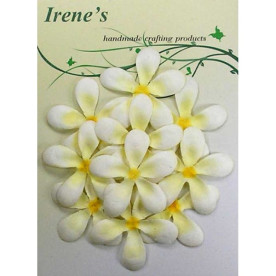 Набор цветочков жасмина белого и желтого цвета, 10 шт