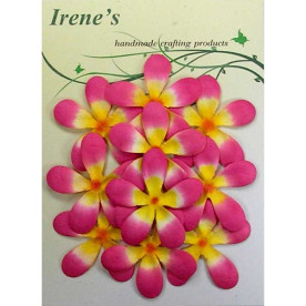 Набір квіточок жасмину рожевого і яскраво-жовтого кольору, 10 шт