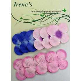 Набор цветочков фиолетового и розового цвета, 10 шт