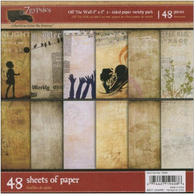 Набір паперу Off The Wall 15х15 см, 12 аркушів від 7Gypsies