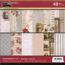 Набір паперу Trousseau 20х20 см, 12 аркушів від 7Gypsies