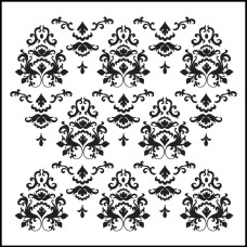 Трафарет Mini Damask, 15х15 см від Crafter's Workshop