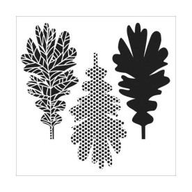 Трафарет Pattern Leaves, 15х15 см от Crafter's Workshop