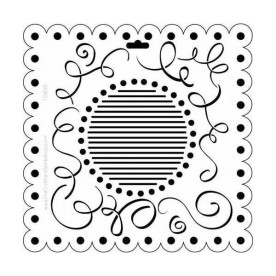 Трафарет Scallop Swirls 30х30 см від Crafter's Workshop