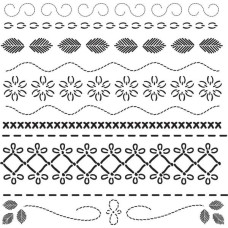 Трафарет Deco Stitches 30х30 см от Crafter's Workshop