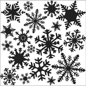 Трафарет Flurries 30х30 см від Crafter's Workshop