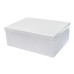 Подарункова коробка, білий, 34,8 х 26 х 13,4 см