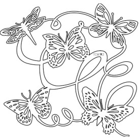Трафарет Butterfly Ballet 30х30 см от Crafter's Workshop