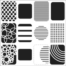 Трафарет Life Shapes Small 30х30 см від Crafter's Workshop
