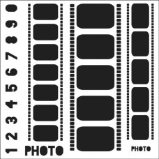 Трафарет Filmstrips 30х30 см від Crafter's Workshop