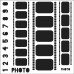 Трафарет Filmstrips 30х30 см від Crafter's Workshop