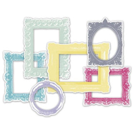 Набор высечек Elizabeth Park Fabric Frames, 6 шт от Little Yellow Bicycle