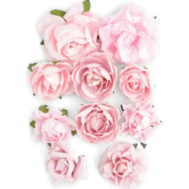 Набір трояндочок ніжно-рожевого Fairy Floss, 10 шт від Kaisercraft