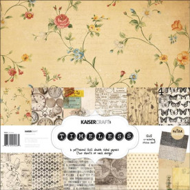 Набор бумаги Timeless Collection, 30х30 см, 12 листов от Kaisercraft