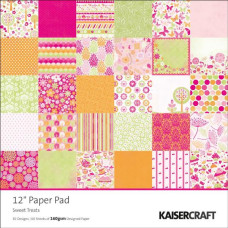 Набор бумаги Sweet Treats, 30х30 см, 30 листов от Kaisercraft
