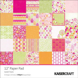Набор бумаги Sweet Treats, 30х30 см, 30 листов от Kaisercraft