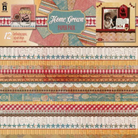 Набор бумаги Home Grown 30х30 см 6 листов от Hot Off The Press