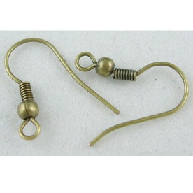 Металлические швензы цвета бронзы, 18 мм, 2 шт