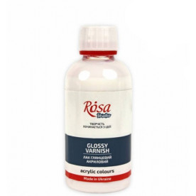 Лак акриловый глянцевый, 250 мл, Rosa Studio