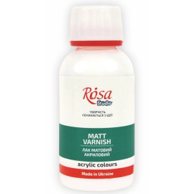 Лак акриловий матовий, 120 мл, ROSA Studio