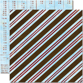 Двусторонняя бумага для скрапбукинга Mistletoe and Co - Santa's Workshop от Pink Paislee