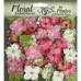 Набір оксамитових квітів і листя Velvet Hydrangeas - Rose від Petaloo, 36 шт