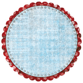 Фігурна папір для скрапбукінгу Mistletoe and Co - Reindeer Games 30х30 см від Pink Paislee