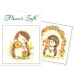 Открытка для украшения цветочным миксом Flower Soft, 11х11 см, Grown With Love 