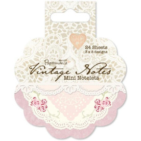 Набір карток для журналінга Mini Notelets від компанії Papermania, 24 шт