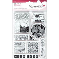 Набор резиновых штампов Type Print, Papermania, 9 шт